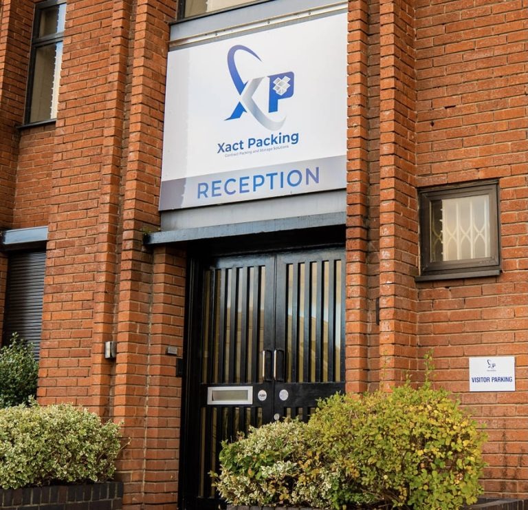 Xact Packing reception and offices in Loughborough